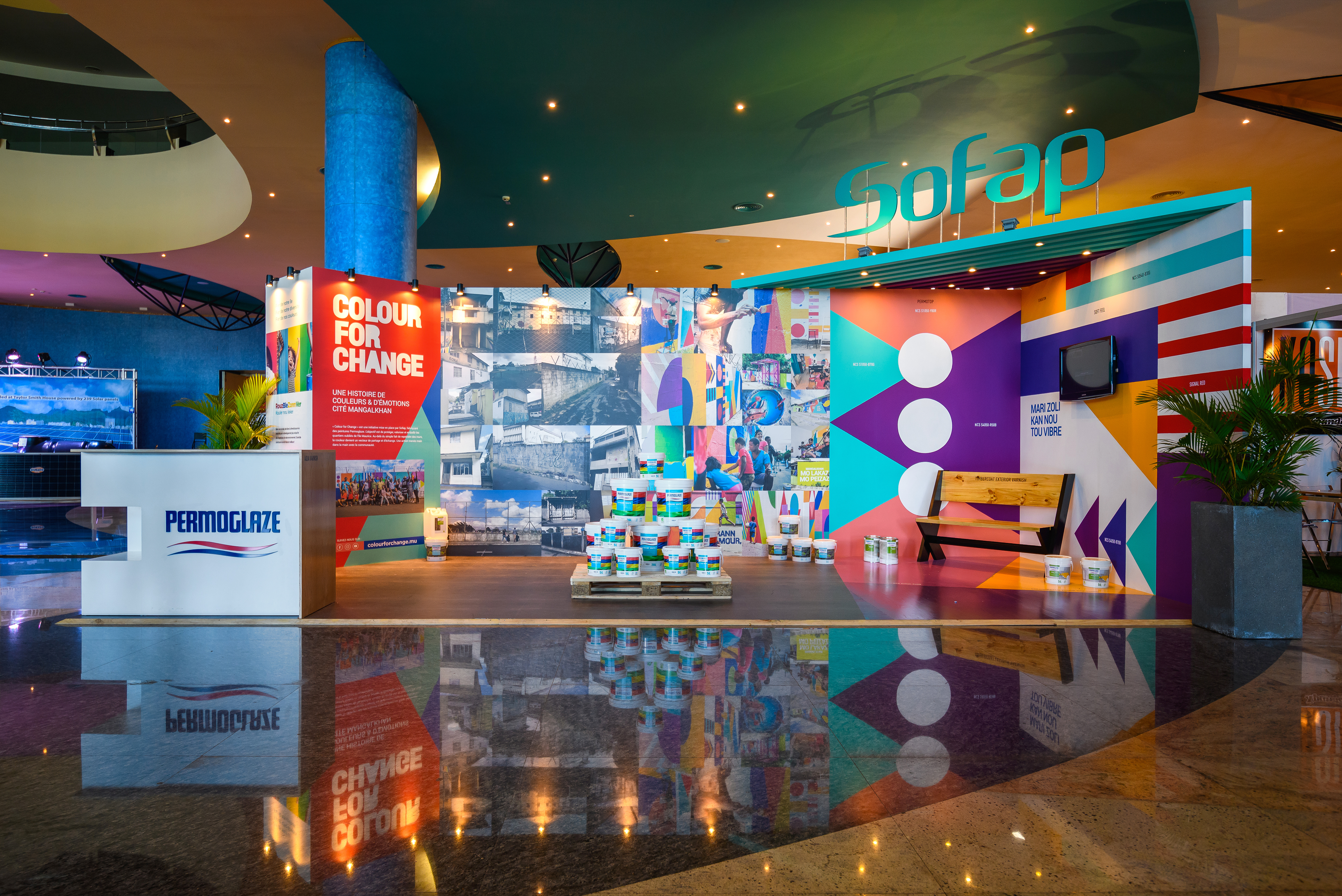 Salon de la maison Sofap