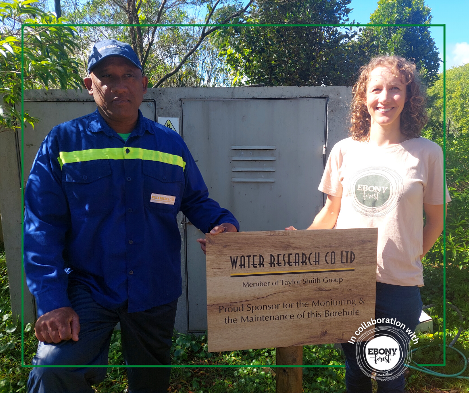 Water Research: Sponsorship of monitoring and maintenance of boreholes at Ebony Forest